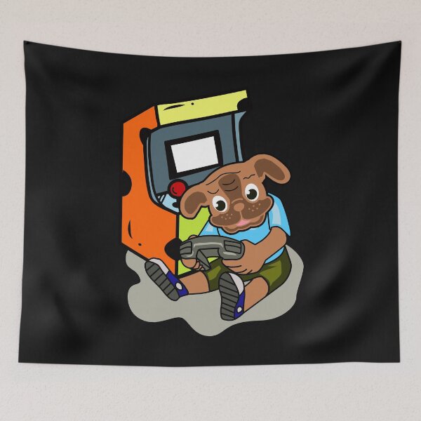 Item preview, Pug Videogame pug video games console dogs shirt designed and sold by eiwo87.