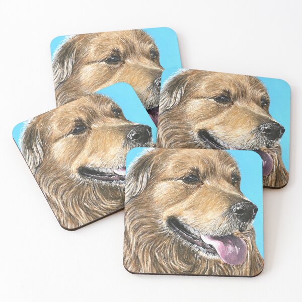 Item preview, Golden Retriever Dog Art designed and sold by Kitslam Art.