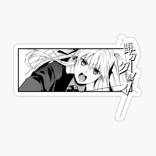 kakegurui yumeko jabami sticker for sale by haytim redbubble