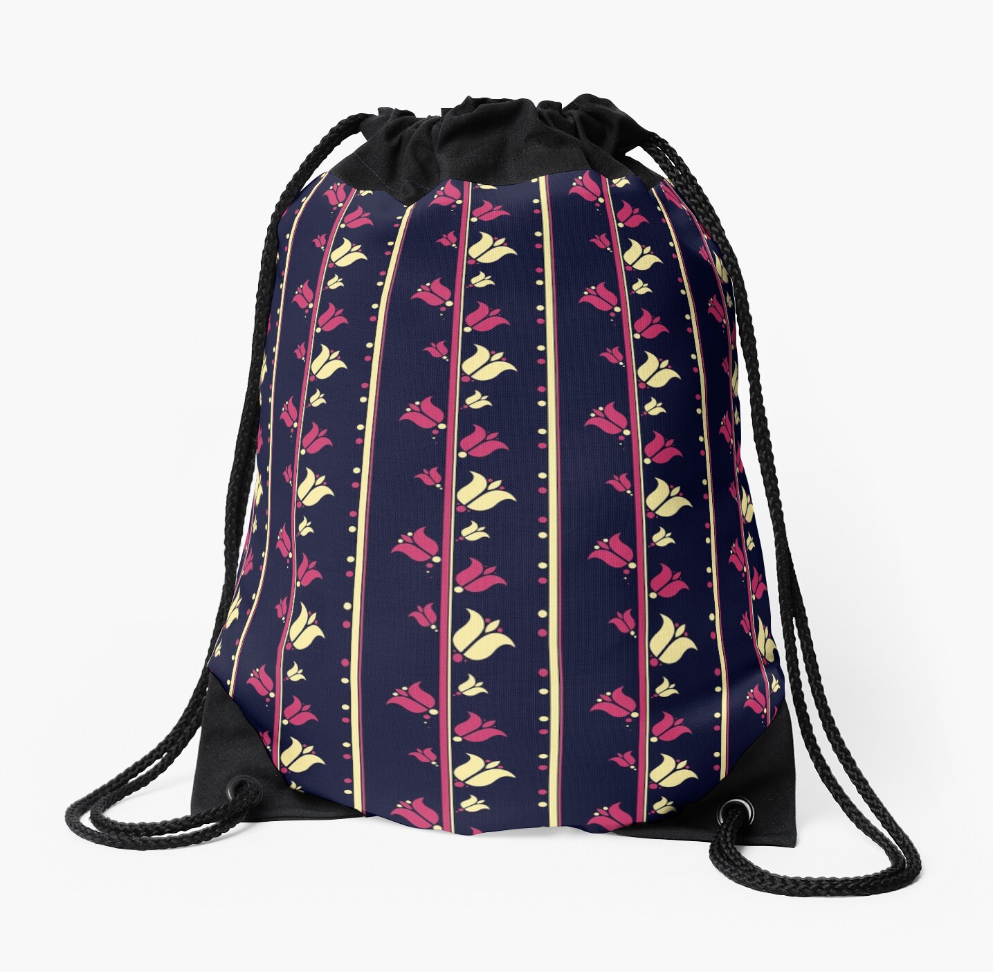 "Velvet Roses" Drawstring Bags by lawleypop Redbubble