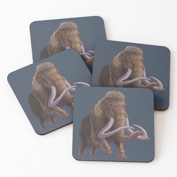 Item preview, Mammuthus primigenius (Woolly Mammoth) designed and sold by CoffeeBlack Illustration.