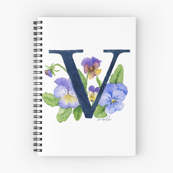 Item preview, V if for Viola designed and sold by Laura Jane Kirton.
