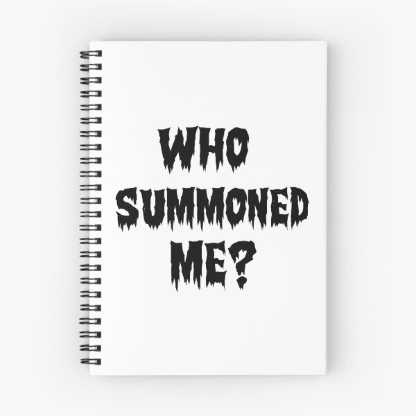 Item preview, WHO SUMMONED ME? designed and sold by Devilish-Kit.
