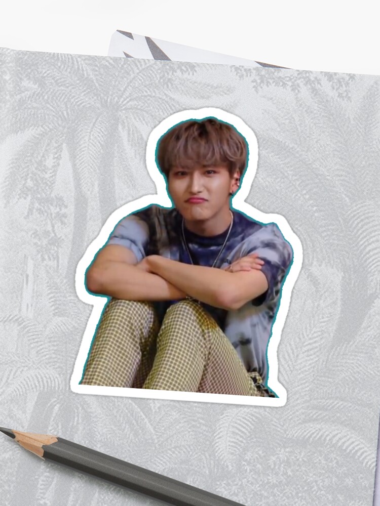 Ateez Seonghwa Memes Sticker By Allypuff Redbubble