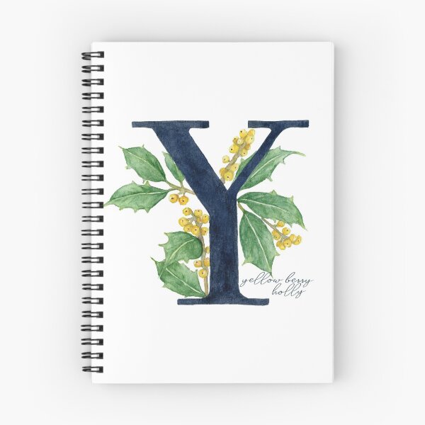 Item preview, Y is for Yellow Berry Holly designed and sold by Laura Jane Kirton.
