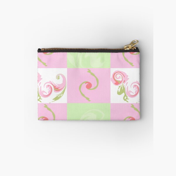 Item preview, Modern Quilt Floral Beanstalk Lime Pink designed and sold by PageDesigns.