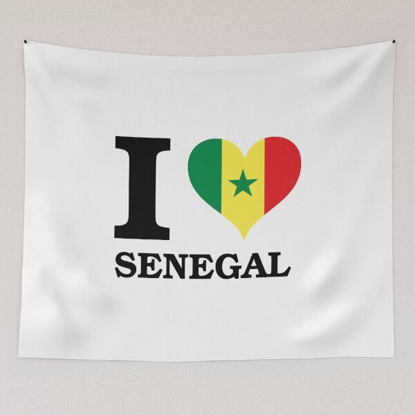 Item preview, I ❤ SENEGAL designed and sold by NattyWear.