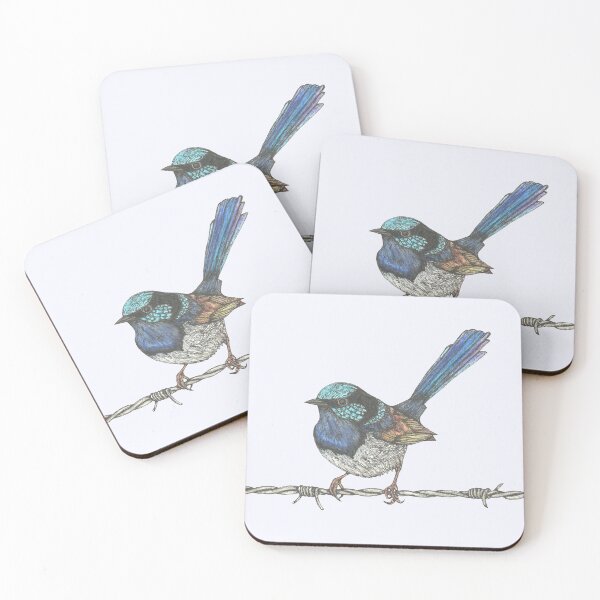Item preview, Superb Fairy Wren designed and sold by SerenSketches.