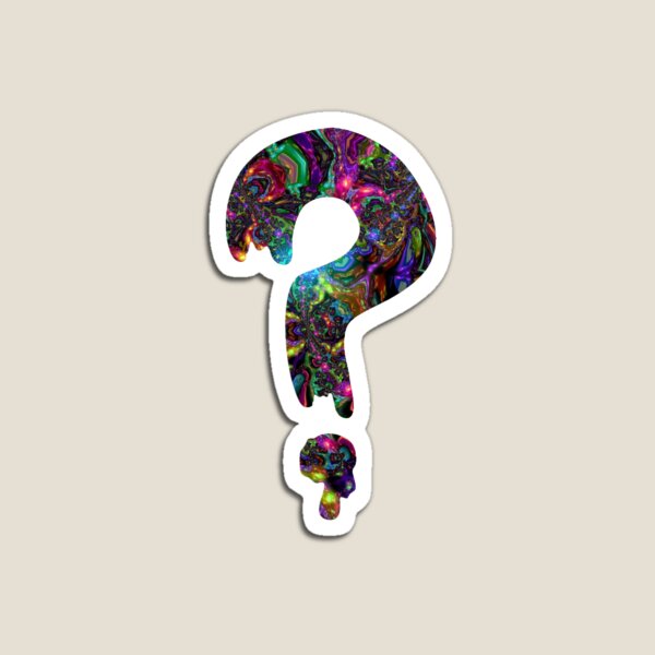 Item preview, Trippy Tipper Question Mark designed and sold by spunnyears.