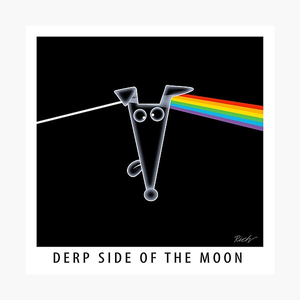 Derp Side of the Moon Photographic Print
