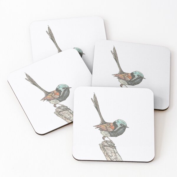 Item preview, Variegated Fairy Wren  designed and sold by SerenSketches.
