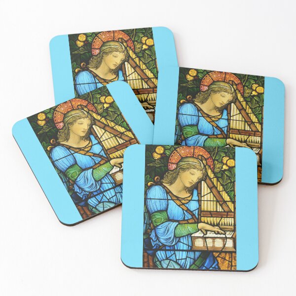 Item preview, Edward Burne-Jones - Saint Cecilia (1900) designed and sold by knightsydesign.