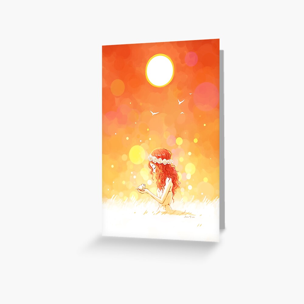 August Greeting Card