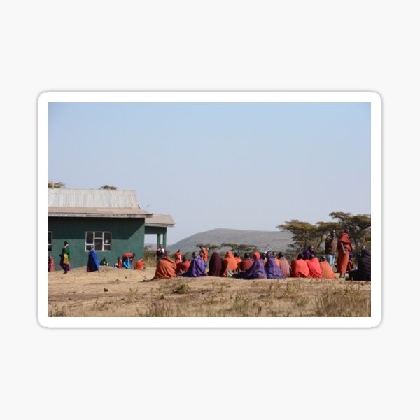 Maasai School Sticker