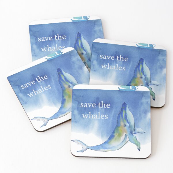 Item preview, save the whales designed and sold by kareanddesign.