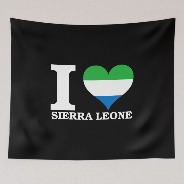 Item preview, I ❤ SIERRA LEONE designed and sold by NattyWear.