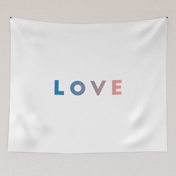 Item preview, LOVE blue to pink pretty gradient text designed and sold by loshijosdesma2.