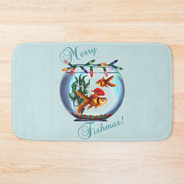 Item preview, Merry Fishmas! designed and sold by ElephantShoe.