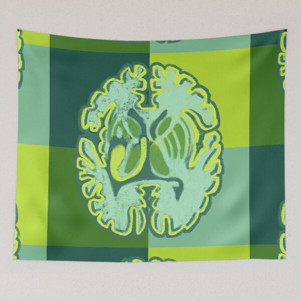 Item preview, Horizontal Brain Section designed and sold by Hodgepodge Bricolage.