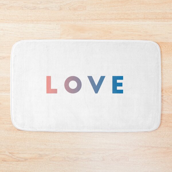 Item preview, LOVE pink to blue pretty gradient text designed and sold by loshijosdesma2.