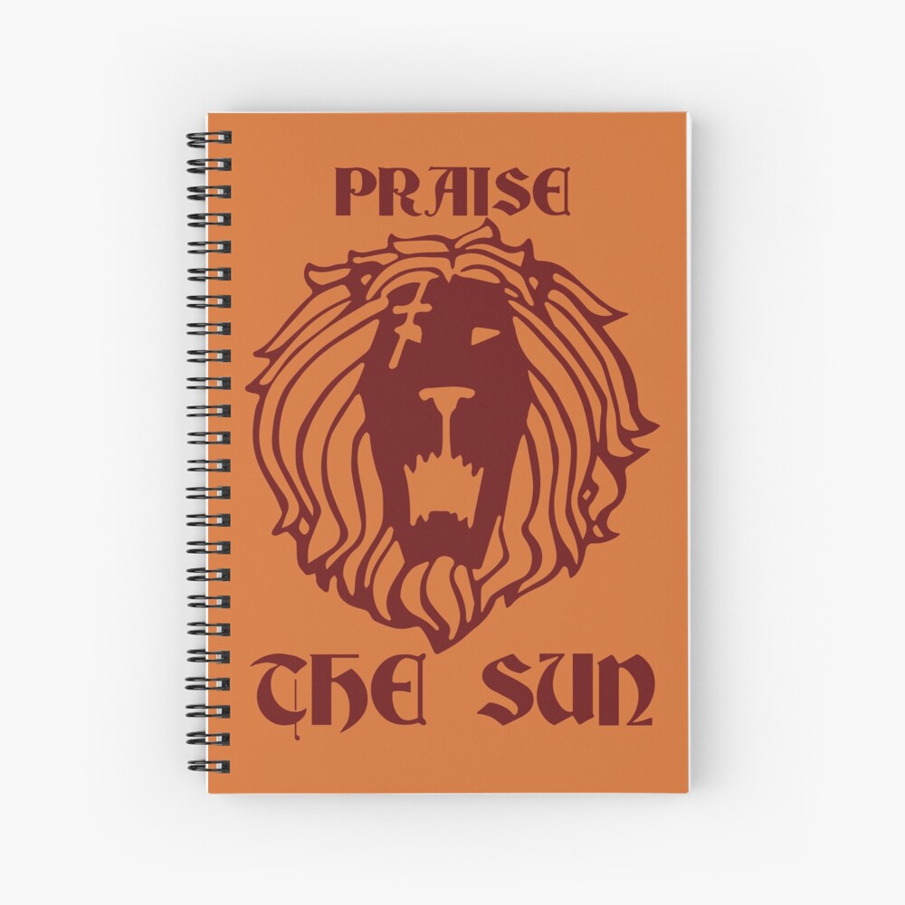 Praise The Sun The Lion S Sin Of Pride Escanor Spiral Notebook By Cybervengeance Redbubble