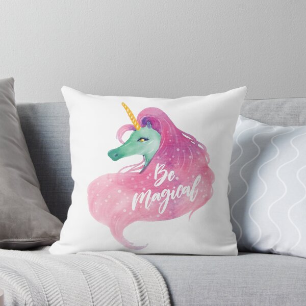 Item preview, Be Magical Unicorn with Pink Mane designed and sold by Pink Pineapple Works.
