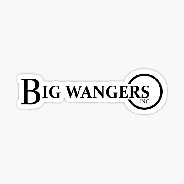 The Official Big Wangers Inc Logo Sticker