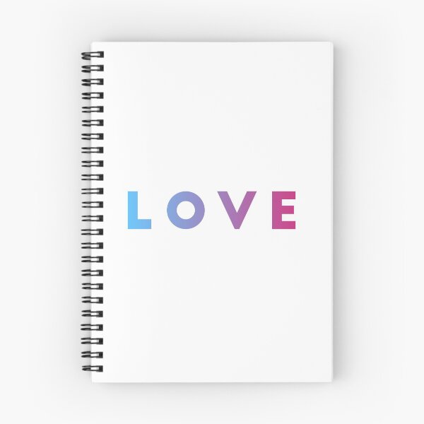 Item preview, LOVE blue to maroon pretty gradient text designed and sold by loshijosdesma2.
