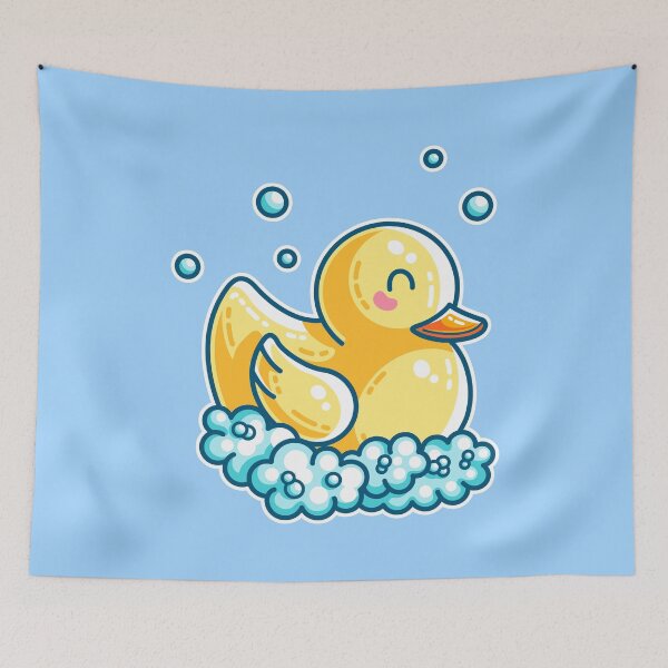 Item preview, Kawaii Cute Bath Rubber Duck designed and sold by Flaming Imp.
