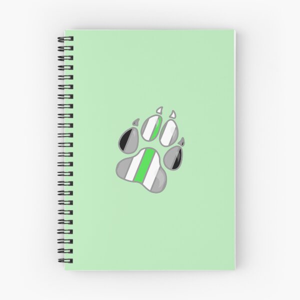 Item preview, Agender Pride Furry Dog Paw Print designed and sold by Morgan Johnsen.
