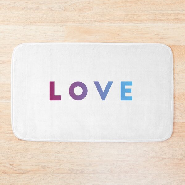 Item preview, LOVE maroon to blue pretty gradient text designed and sold by loshijosdesma2.