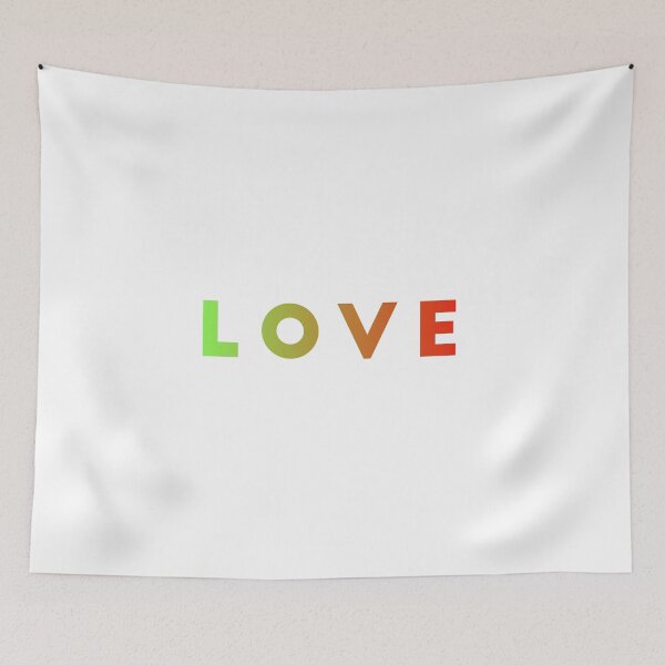Item preview, LOVE green to orange pretty gradient text designed and sold by loshijosdesma2.