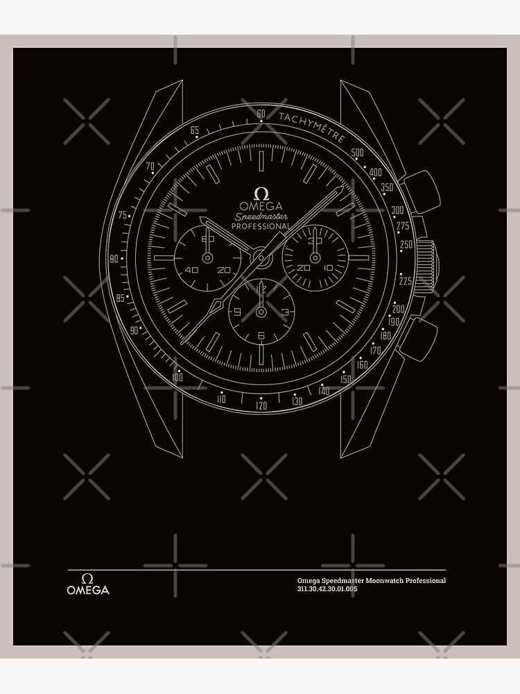 Omega Speedmaster First Watch Worn on the Moon by alposter