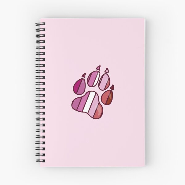 Item preview, Lesbian Pride Furry Dog Paw Print designed and sold by Morgan Johnsen.