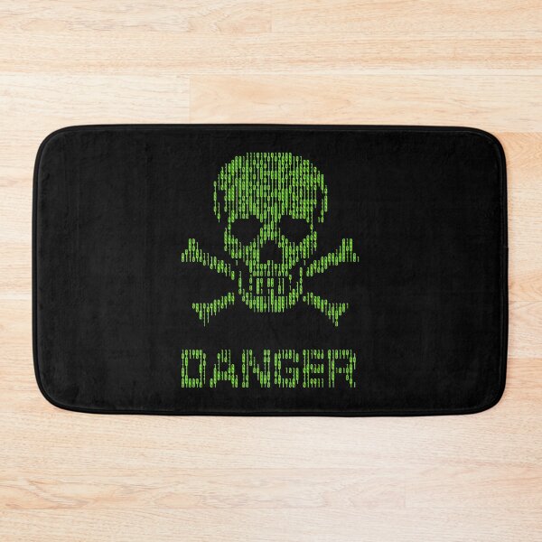 Item preview, Binary danger signal designed and sold by hacktees-shop.