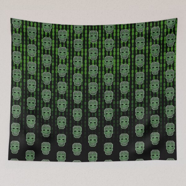 Item preview, Skull Hacker Pattern designed and sold by hacktees-shop.