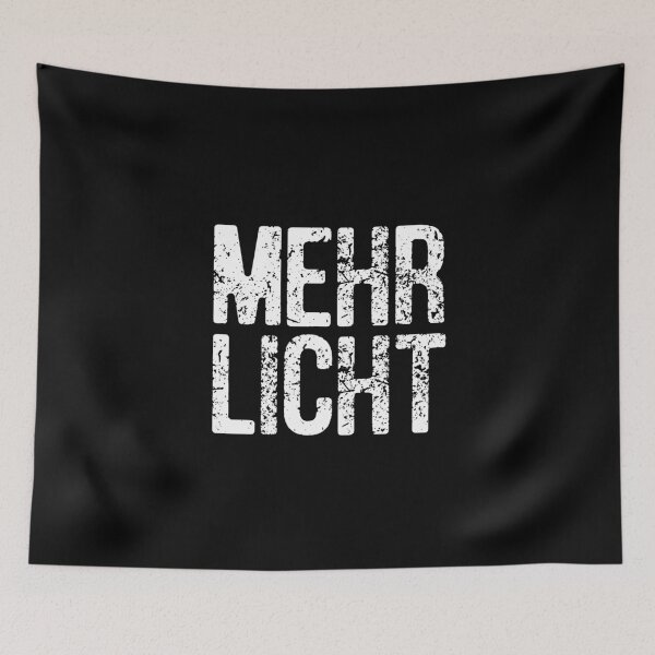 Item preview, Mehr Licht! Goethe's Last Words. More Light! German Typography designed and sold by kierkegaard.