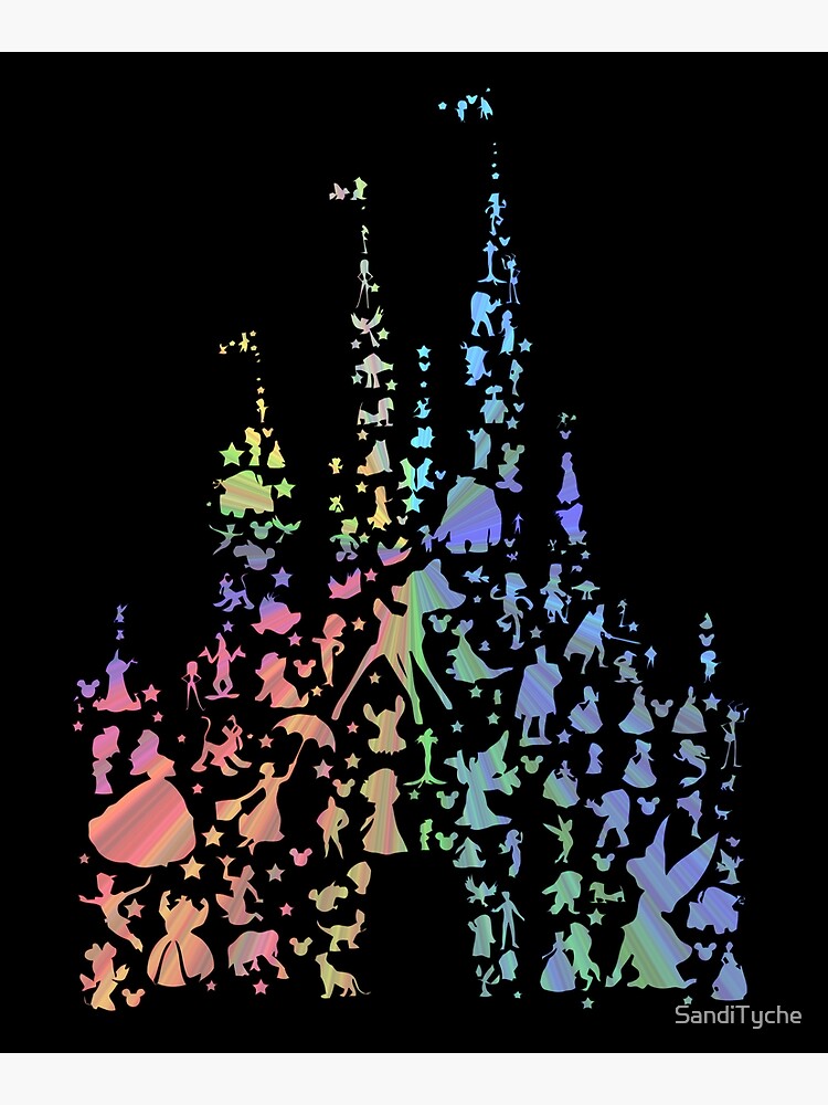 Happiest Castle On Earth (Rainbow Explosion) by SandiTyche