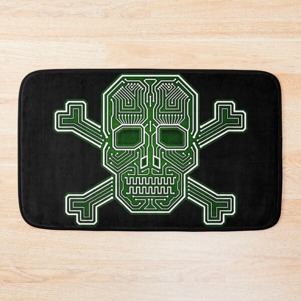 Item preview, Hacker Skull Crossbones Isolated designed and sold by hacktees-shop.