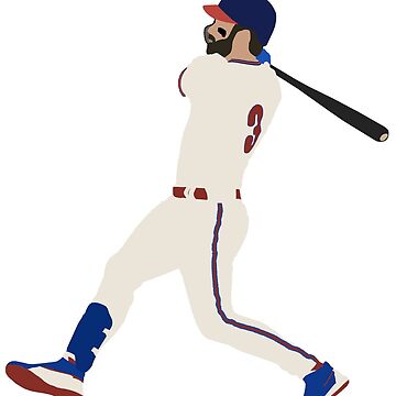 Bryce Harper Jersey  Art Board Print for Sale by athleteart20