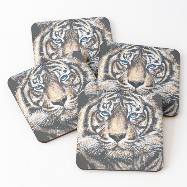 Item preview, Monochromatic Tiger Art designed and sold by Kitslam Art.