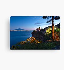 Pre Sunrise, Vico Equense. Italy Canvas Print