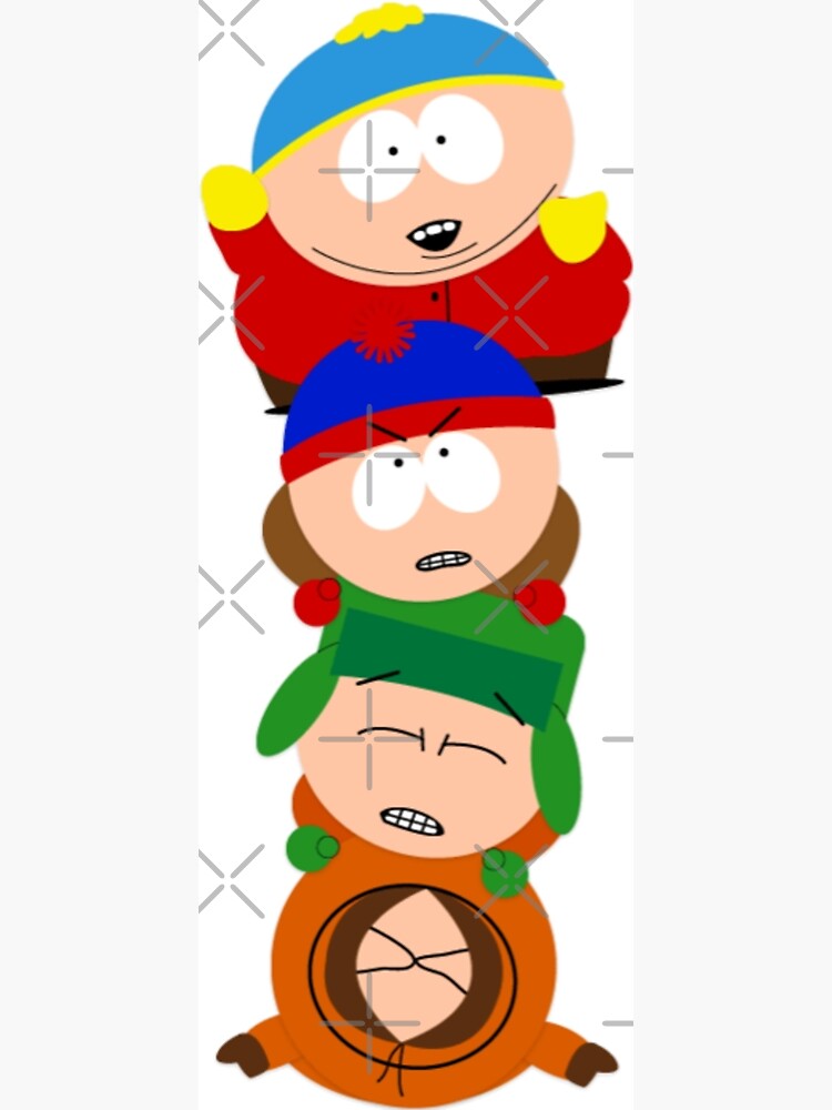 South Park Eric Cartman Kyle Broflovski Stan Marsh Kenny Mccormick Pill Up Photographic 
