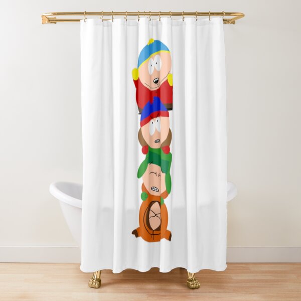 South park - Eric Cartman, Kyle Broflovski, Stan Marsh, Kenny McCormick - Píldora Cortina de ducha
