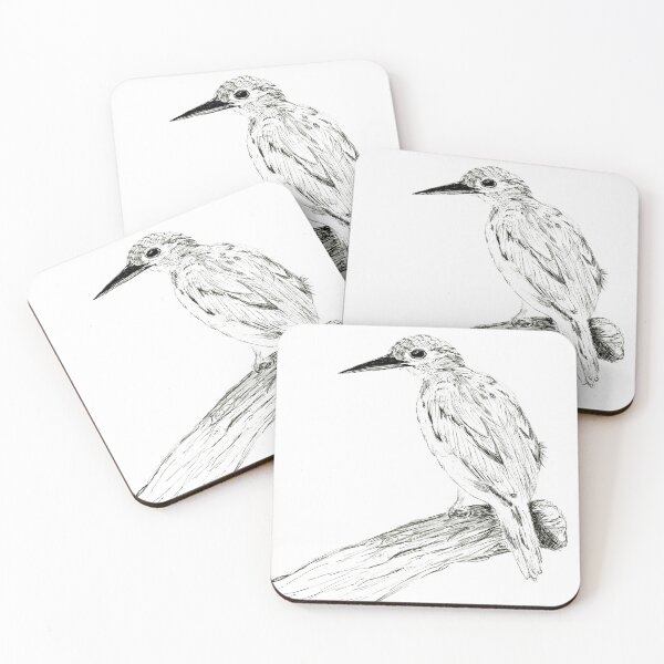 Item preview, Oriental Dwarf Kingfisher In Ink designed and sold by daphsam.