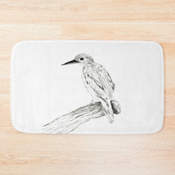 Item preview, Oriental Dwarf Kingfisher In Ink designed and sold by daphsam.