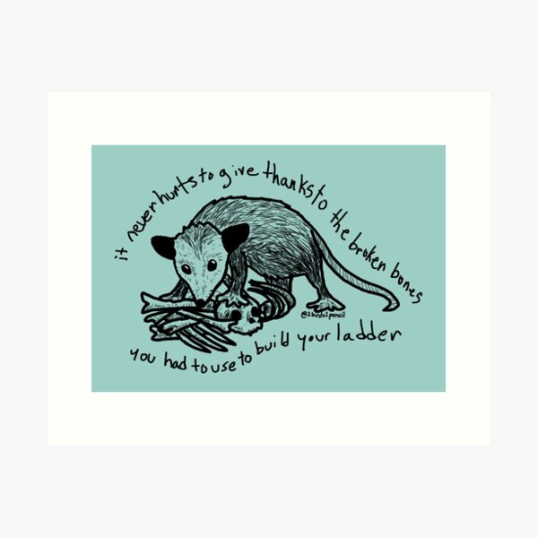 Item preview, younger possum designed and sold by allisonkms.