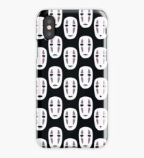 Spirited Away Inspired Noface Pattern iPhone Case