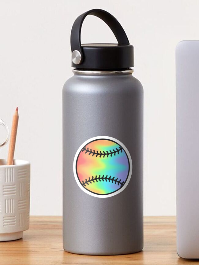 Tie dye softball Sticker for Sale by LydiaJune Redbubble