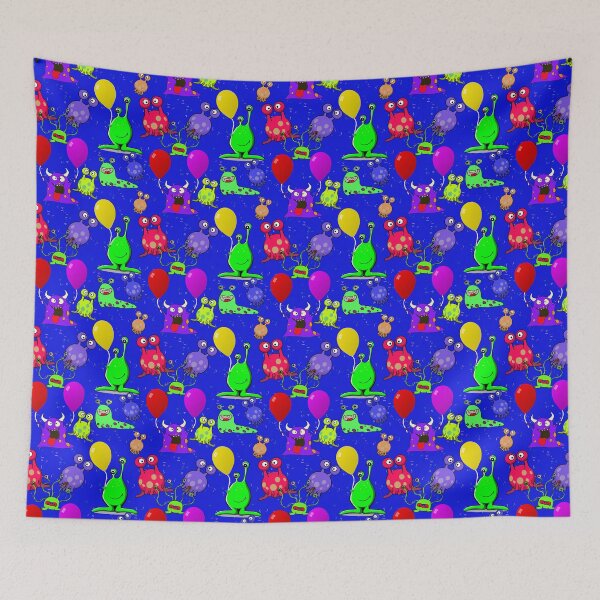 Item preview, Alien Art - Party with Aliens Pattern designed and sold by Gravityx9.
